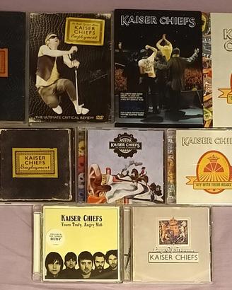 CD DVD Band Kaiser Chiefs Indie Rock Set RARISSIMO