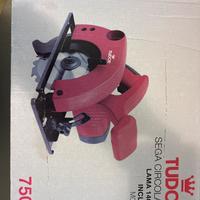 Sega circolare 140 mm Tudor 750W