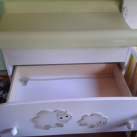 Cameretta Fasciatoio con vaschetta bagno e lettino