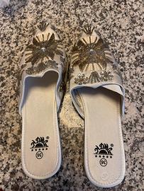 Sabot gioiello bianche