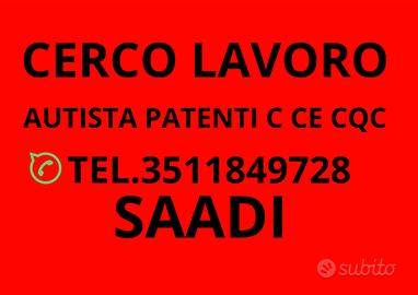 Autista patente c ce cqc