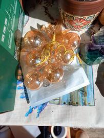 set in vetro soffiato e lavorato a mano