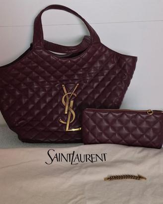 Borsa Icare YSL in nappa trapuntata grande
