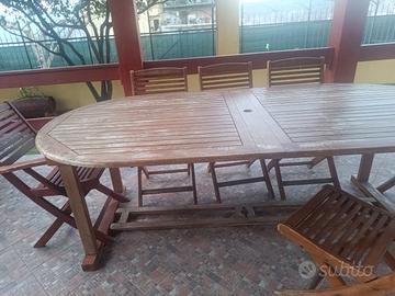 tavolo ovale in legno 