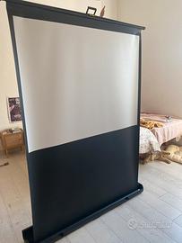 Schermo per proiettore, portatile, da pavimento