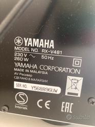 Sinto Amplificatore yamaha RX-V481  			