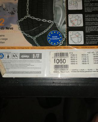 catene neve E 12