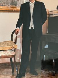 Abito da cerimonia Novecento tg. 52 nero/grigio