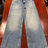 Jeans Zara wide leg vita media