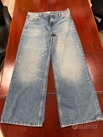 Jeans Zara wide leg vita media