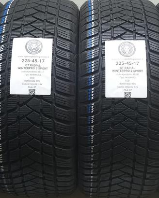 4 GOMME 225 45 17 GT RADIAL A68241