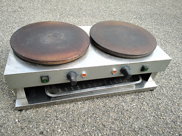 Piastra professionale per crepes