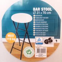 Sgabello pieghevole da bar Sedia, Cucina cm 70x30