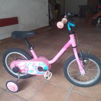 Bicicletta bimba 1-3 anni con  rotelle