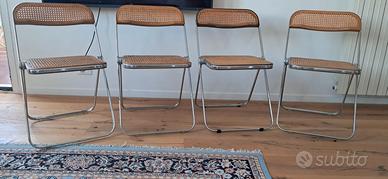 Pack 4 Plia Castelli paglia di Vienna, originali