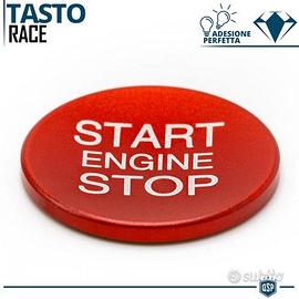 Tasto START STOP Rosso per Alfa Romeo Pulsante