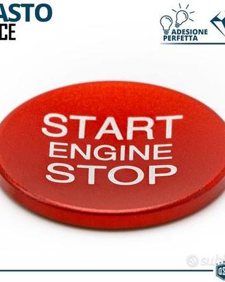 Tasto START STOP Rosso per Alfa Romeo Pulsante