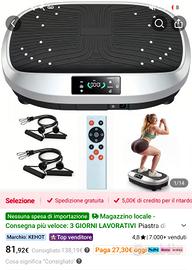 pedana vibtrante