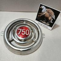 Stemma Fregio Mascherina Fiat 750 originale vintag