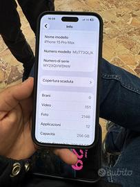 Iphone 15 pro Max 256 gb