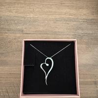 Collana Stroili oro bianco con cuore