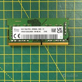 💻 SODIMM HYNIX 8GB DDR 4 3200AA