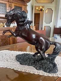 Scultura Cavallo in bronzo