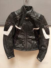 Giubbotto moto in pelle, taglia M, BERIK, donna.