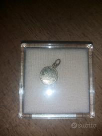 1 lira in argento 800,placcato in oro