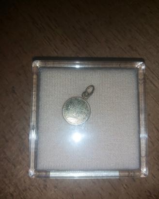1 lira in argento 800,placcato in oro