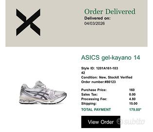 Asics gel kayano 14