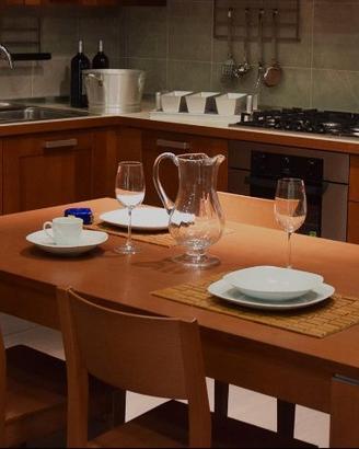 Tavolo 85x130-180 con sedie veneta cucina nuovo