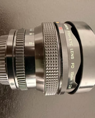 Obiettivo fisheye Canon FD 2,8/15mm