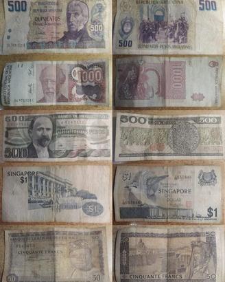 Banconote Varie - 30 Pz