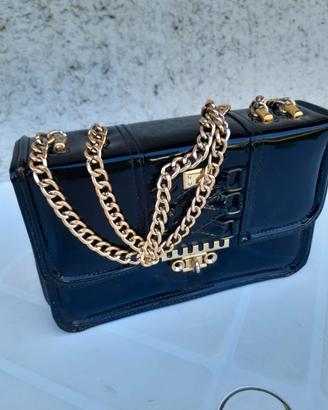 Borsa vintage con catenelle 