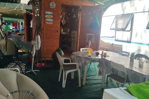 Casottino cucinotto in legno per roulotte atanzial