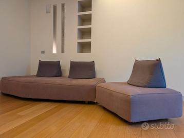 Divano Valentini 2 moduli 3+ posti Design moderno