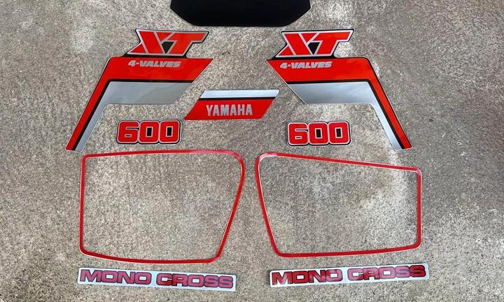 ADESIVI YAMAHA XT 600 43F anno 1985/1986