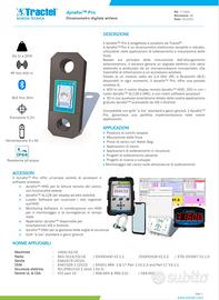 Dinamometro tractel dynafor pro 1T