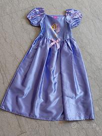 costume di carnevale "Rapunzel" per bambina 5-6 an