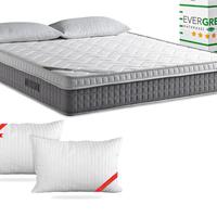 Materasso Matrimoniale 160x200 con topper+ cuscini