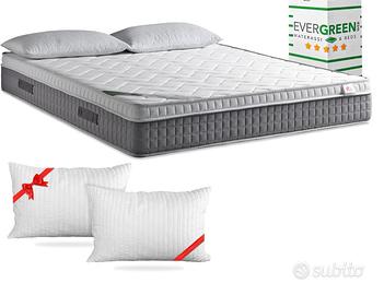 Materasso Matrimoniale 160x200 con topper+ cuscini