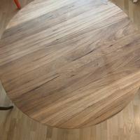 tavolo rotondo legno + coppia di sedie