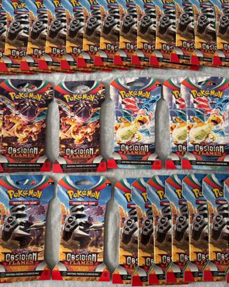 Pokemon TCG 100 Sleeved Booster Packs Collection