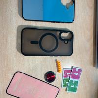 Kit Iphone 16 pellicola ceramic + 2 cover