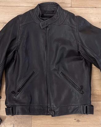 Giacca moto Dainese in pelle nera per uomo