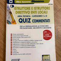 Libro Quiz concorso pubblico tecnico enti locali