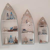 Portaoggetti mensoline a forma di barca