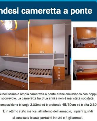 Cameretta a ponte arancio