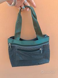 Borsa Samsonite verde con tracolla rimovibile